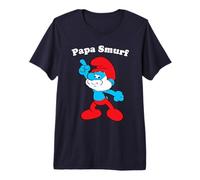 The Smurfs Papa Smurf Strike a Pose Dad Maglietta Premium