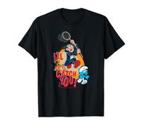 The Smurfs Pitufos Gargamel Azrael I'll Catch You! Maglietta