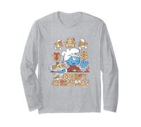 The Smurfs Smurf Chef Smurfy Christmas Maglia a Manica