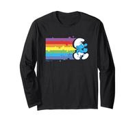 The Smurfs Smurf Rainbow Flag Maglia a Manica