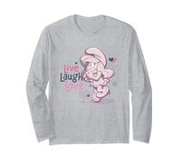 The Smurfs Smurfette Live Laugh Love Maglia a Manica