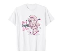 The Smurfs Smurfette Live Laugh Love Maglietta
