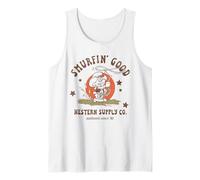The Smurfs Smurfin' Good Western Supply Co Cartoon Canotta