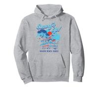 The Smurfs Smurf's Up Retro Waikiki Beach Van Travel Cartoon Felpa con Cappuccio