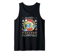 The Smurfs Smurfy Christmas Smurfette Holiday Canotta