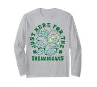 The Smurfs St. Patrick's Day Just Here for The Shenanigans Maglia a Manica