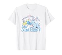 The Smurfs Sweet Easter Smurf Bunny Kiss Maglietta