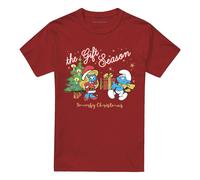 The Smurfs The Gift Season Maglietta Natale Puffetta (Smurfette) Adulto (TV26672