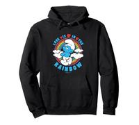 The Smurfs Valentine's Day Love Is in The Rainbow Felpa con Cappuccio