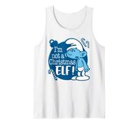 The Smurfs Vintage Grouchy Not A Christmas Elf Canotta