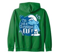 The Smurfs Vintage Grouchy Not A Christmas Elf Felpa con Cappuccio