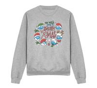 The Smurfs We Wish You A Smurfy Christmas Felpa Adulto Unisex (TV20130)