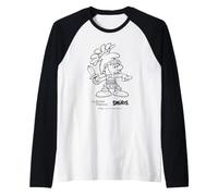 The Smurfs x British Museum Roman Smurf Mono Maglia con Maniche Raglan