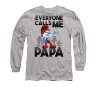 The SmurfsCall Me Maglietta Grande Puffo Manica Lunga Uomo (TV21211)