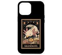The Snaxolotl Axolotl Anfibio Snack Lover Tarocchi Carta Custodia per iPhone 12 Pro Max