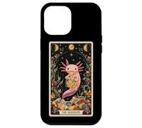 The Snaxolotl Axolotl Anfibio Snack Lover Tarocchi Carta Custodia per iPhone 12 Pro Max