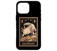 The Snaxolotl Axolotl Anfibio Snack Lover Tarocchi Carta Custodia per iPhone 16 Pro Max