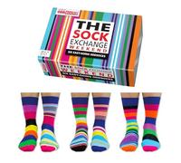 The Sock Exchange Weekend Oddsocks , Set da 6 calzini, Multicolore, Taglia 39-46 EU