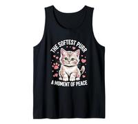 The Sofest Purr A Moment Of Peace Cat Lover Feline Pet Meow Canotta