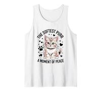 The Sofest Purr A Moment Of Peace Cat Lover Feline Pet Meow Canotta