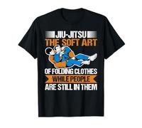 The Soft Art Of Folding Clothes Funny Jiu Jitsu Maglietta