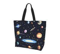 The Solar Family - Borsa a tracolla da donna, alla moda, semplice e leggera