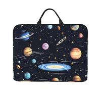 The Solar Family Prints, custodia per laptop da 14 pollici, impermeabile e antiurto, adatta per ufficio, lavoro, viaggi di lavoro e viaggi quotidiani.