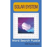 The Solar System Word Search: Word Searches with Easy-to-Read Print. 6x9 inches, 110 pages, 55 Puzzles.