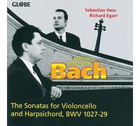 Bach, J.S. / Hess / Egarr Sonatas Violoncello & Harpsichord (CD)