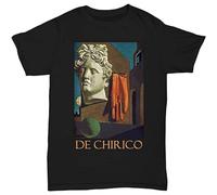 The Song of Love by Giorgio de Chirico Men's Black T-Shirt Unisex Clothing L