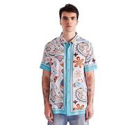 The Souled Store Camicie da uomo originali Indie Block Holiday, Multicolore, 42