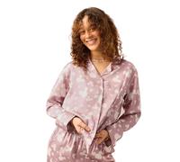 The Souled Store Mickey Mouse: Sweet Dreams - Camicia da donna e ragazza, maniche lunghe, collo con colletto e stampa grafica, in poliestere, vestibilità comoda, resistente alle pieghe, leggera, per