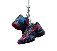 The Souled Store Spider Verse: scarpe da ginnastica da uomo e ragazzo con lacci nere e rosse e blu Streetwear Trainer progettate suola imbottita in rete traspirante suola resistente leggera e