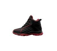 The Souled Store Star Wars: Darth Vader - Sneaker alte da uomo e ragazzo, in pelle PU nera e rossa, con supporto imbottito alla caviglia, suola resistente e chiusura con lacci, nero, 44 EU