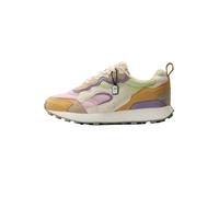 The Souled Store Trailz: Pastel Crest - Sneaker basse da donna e ragazza, in stile retrò, con suola interna imbottita in microfibra scamosciata, rete traspirante e soletta imbottita, Stemma Pastello
