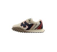 The Souled Store Velocity 2.0: Orbit, scarpe da ginnastica basse da uomo e ragazzo, colore bianco e grigio scuro, streetwear alla moda, tomaia in rete traspirante, intersuola spessa, suola in gomma