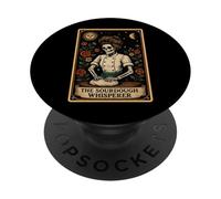 The Sourdough Whisperer Bread Baking Bread Baker Tarocchi PopSockets PopGrip Adesivo