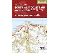The South West Coast Path Map Booklet - Minehead to St Ives: 1:25,000 OS Route Mapping (British Long Distance)
