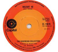 THE SOVERIGN COLLECTION - MOZART 40/HULLABALOO OF THE BUTTERFLIES 1971 VINYL 7' THE SOVERIGN COLLECTION