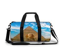 The Sphinx And Pyramid Borsa da palestra portatile per donne e uomini borsa da viaggio per sport stampa Gymbag divertente borsa da yoga