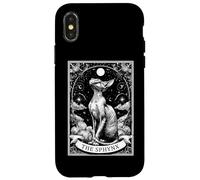 The Sphynx Cat Antico Egitto Tarocchi Luna strega Custodia per iPhone X/XS