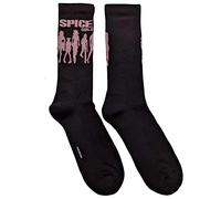 The Spice Girls Calzini Silhouette Nuovo Ufficiale Unisex Nero Ankle (Uk Size Size UK Size 7-11