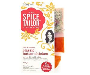 The Spice Tailor Burro Di Kit Di Pollo Al Curry 300g (Confezione da 6)