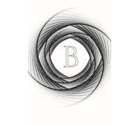 The Spiral Within: A Year of Daily Discovery B Monogram Initial Journal
