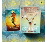 The SPIRIT Animale Pocket Oracle Cards Deck E Guida Tin Box Hay House