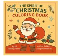 The Spirit Of Christmas Coloring Book: Jouful Holiday Scenes To Warm The Heart And Spark Creativity