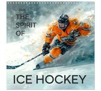THE SPIRIT OF ICE HOCKEY (Wall Calendar 2026 12" x 24" / 30 x 60 cm (open)) CALVENDO 12 Month Wall Calendar