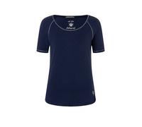 THE SPIRIT OF OM Yogashirt da donna raglan in bambù blu | L