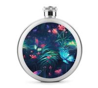 The Spiritual Butterflies Flask per liquore bottiglia di vino portatile carino in acciaio inox fondine fiaschette
