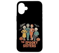 The Spooky Sisters - Funny Skeleton Halloween Design Custodia per iPhone 16 Plus